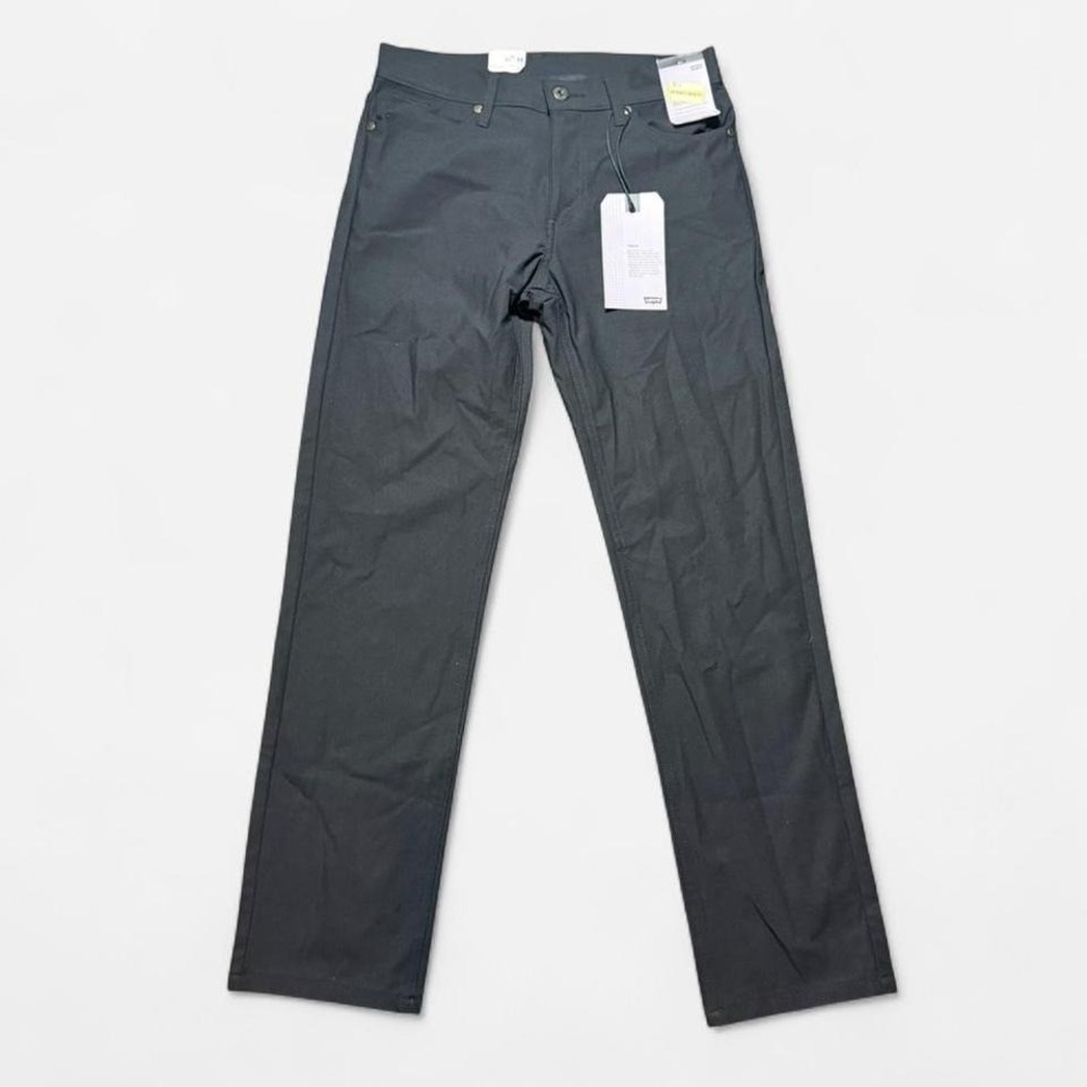 NWT Levi 511 Slim Tech Men's Chino Pants Black Size 29x30 Stretch